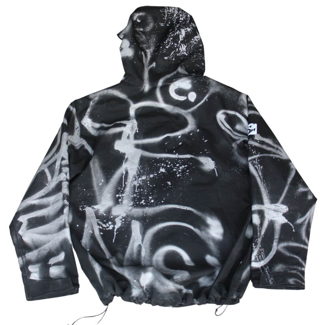 Ski jacket Graffiti spray