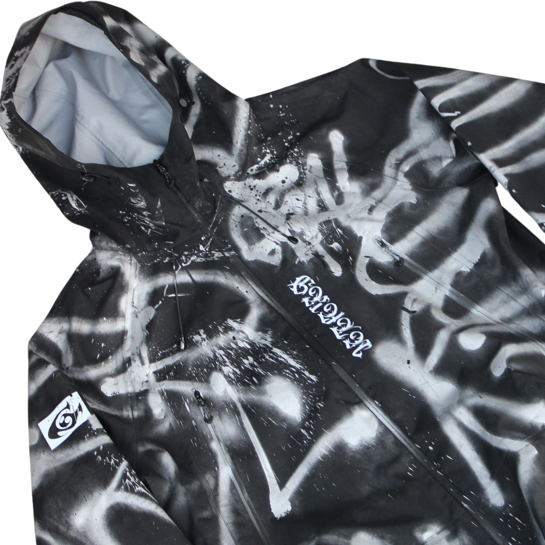 Ski jacket Graffiti spray