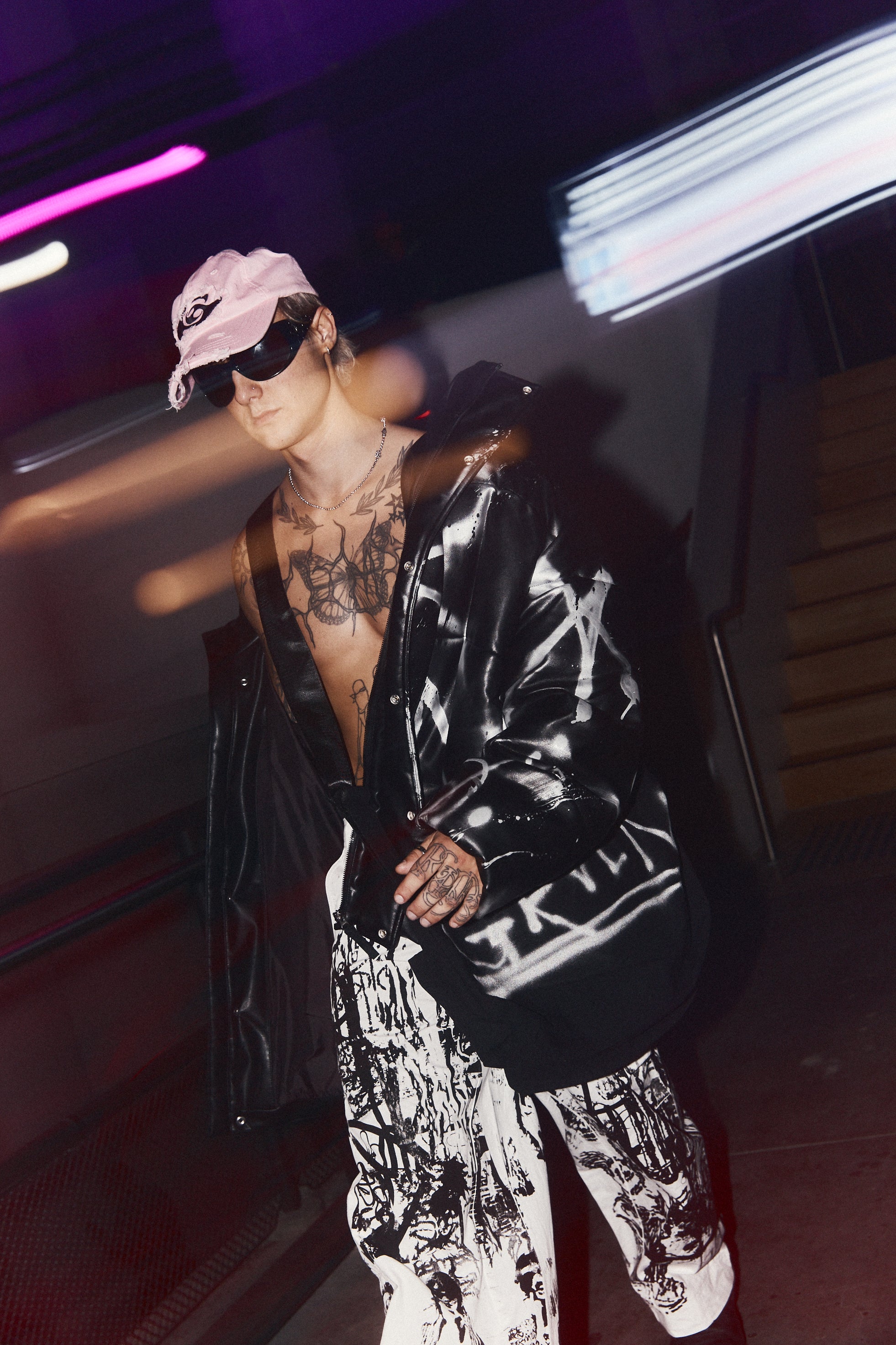 PLEATHER PUFFER [ 1 ]