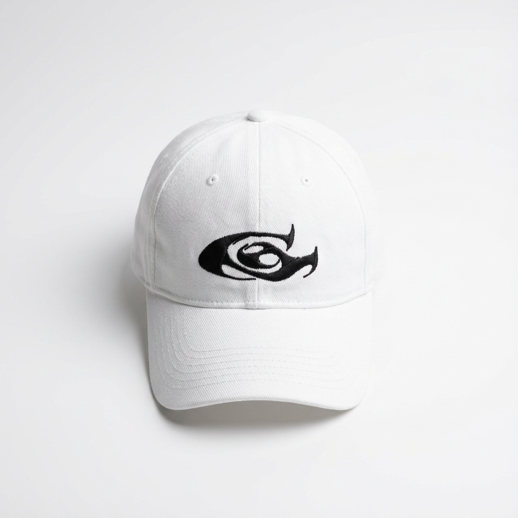 WHITE 'G' HAT